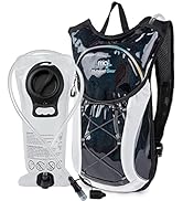 Hydration Backpack with 2 Liter Bladder, Hydration Pack with Bite Valve for Running, Hiking, Clim...