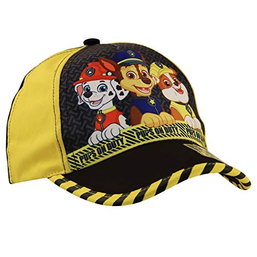 Nickelodeon Kids Baseball Hat for Boys Ages, Paw Patrol Cap, Yellow, Age 2-4 Years