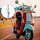 Tunejoy Motorrad Motorroller Spiegel Adapter M10 auf M10 Rechtsgewinde Schrauben für Moped Roller Motorrad Spiegel 2 Stück Silber