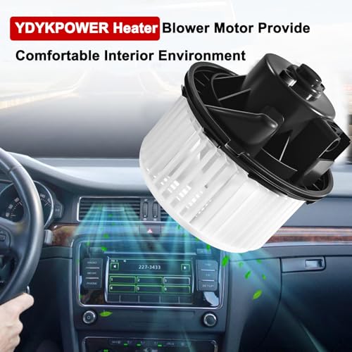 Image of AC Heater Blower Motor with Fan Compatible with Chevy for Suburban 1500 07-14 for Tahoe for Sierra 1500 /2500 HD for Yukon for Escalade HVAC Blower Motor, Replace 700164, 22741027, 15-81683