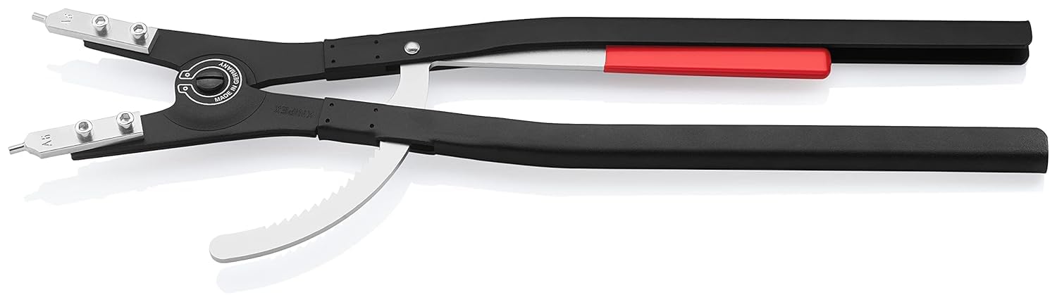 KNIPEX Szczypce do pierścieni osadczych sprężynujących do montażu pierścieni zewnętrznych na wałach malowane proszkowo, czarne 570 mm, 46 10 A6