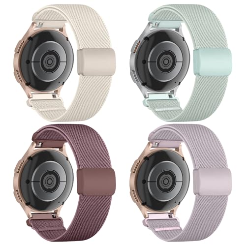 Chinber (�`���o�[) 4�{�p�b�N �L�k���o���h Samsung Galaxy Watch 7 6 5 4 FE�Ή� �o���h 40mm 44mm/5 Pro 45mm/Active 2/Watch3 41mm/Galaxy Watch 6 4 Cla