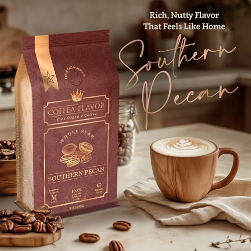 Café en grano sabor a nuez pacana Southern Pecan orgánico medio tostado miniatura 3