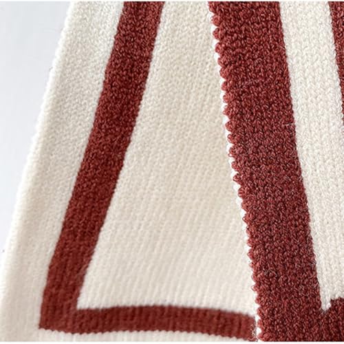 Women's Knitted Sailor Collar Sweater Scarf with Tie2