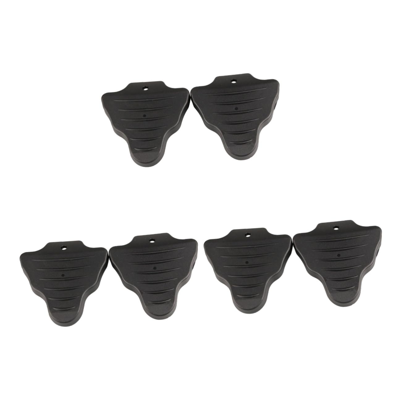 INOOMP 3 Paia Manicotto della serratura della bicicletta protezione della tacchetta della bici copertura della tacchetta del pedale della bici Accessori per pedali da ciclismo Black