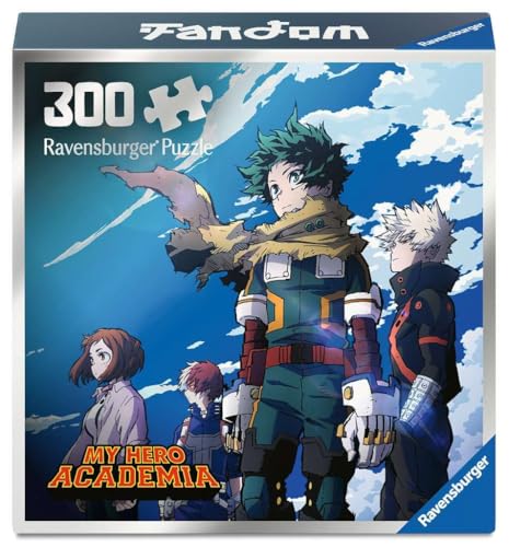 Ravensburger - Puzzle 300 Piezas My Hero Academia | Puzzle 300 Piezas Adultos | Rompecabezas Adultos Y Niños De 8 Años O Más | Regalos para Niños 8 Años O Más | Mide 27x27cm