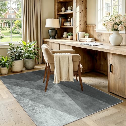 Grand tapis de salle a manger antidérapant et lavable - 6