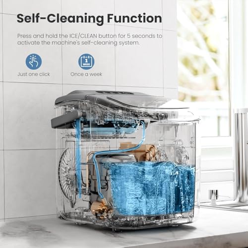 Máquina Portátil de Hielo para Encimera con Asa miniatura 4