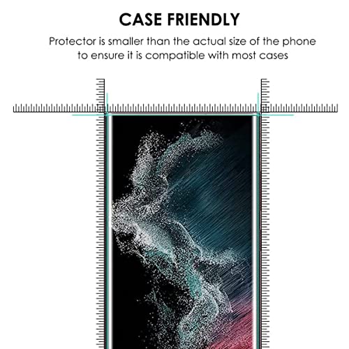 Image of STP FEEL (2 Pack Unbreakable Membrane Screen Protector Guard For Samsung Galaxy S22 Ultra / S23 Ultra (6.8 Inch) | Membrane Ultra Smooth Touch with Finger Print Support - HD /3 Months Warranty