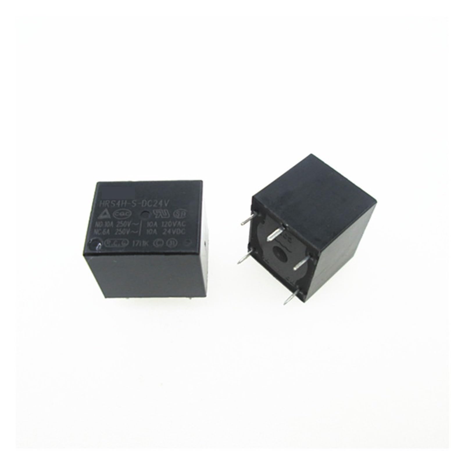 Relais 24V CC HRS4H-S-DC24V-C lot de 20 pièces pour circuits imprimés 5 broches