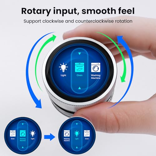 Image of 1.28inch ESP32-S3 Round Knob Touch Display, 240x240 HMI IPS Rotary Display Development Board, 2.4G WiFi and BLE Capacitive Touch Screen Compatible with Arduino IDE and The LVGL Library