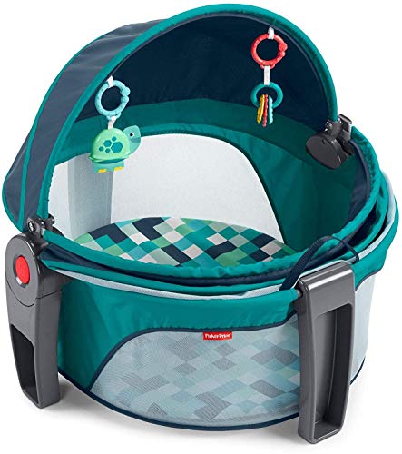 Fisher-Price On-The-Go Baby Dome - Pixel Forest, Portable Infant Play Space, Multi