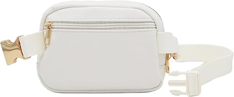 Amazon.com | Lightweight Soft PU Pebbled Leather Sling Fanny Pack