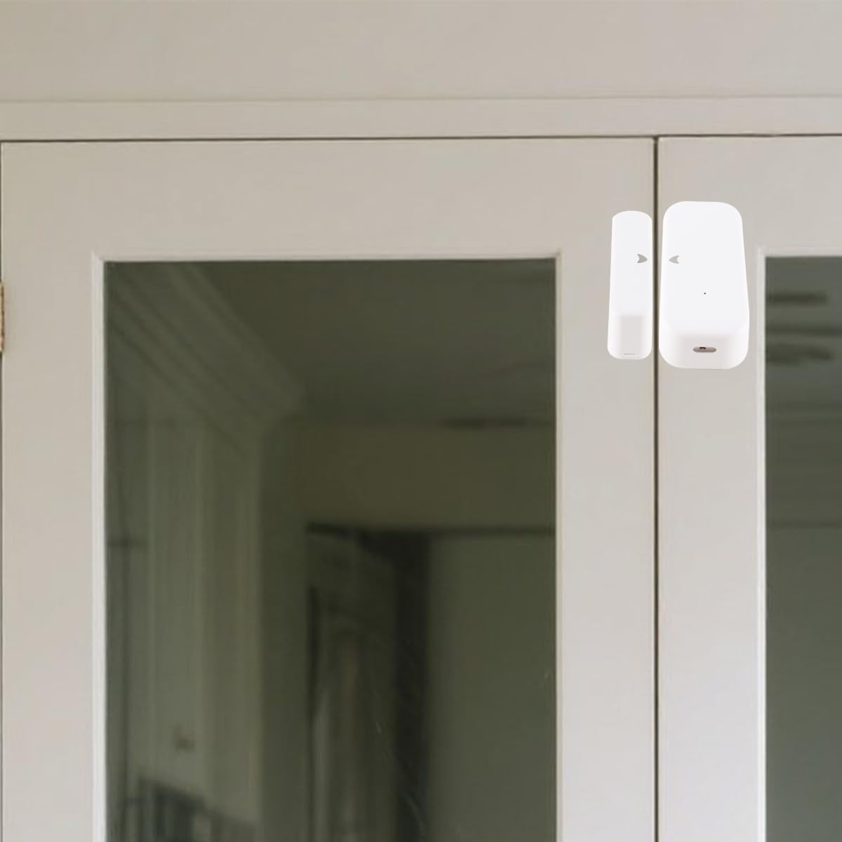 Gorise Kabelloses Abluftsteuerungssystem Mit Magnetischem Fenstersensor Und Funksteckdose 3600W Sicherheitsschalter-Set Für Dunstabzugshauben Kamine Und Garagenbeleuchtung 30-200m