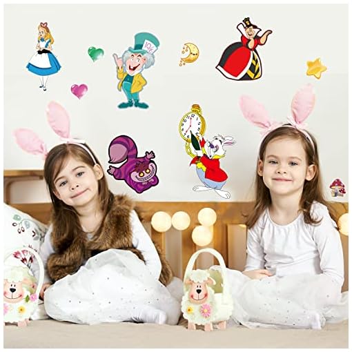 36Pcs Make your own Alice in Wonderland stickers sheet - Image 9