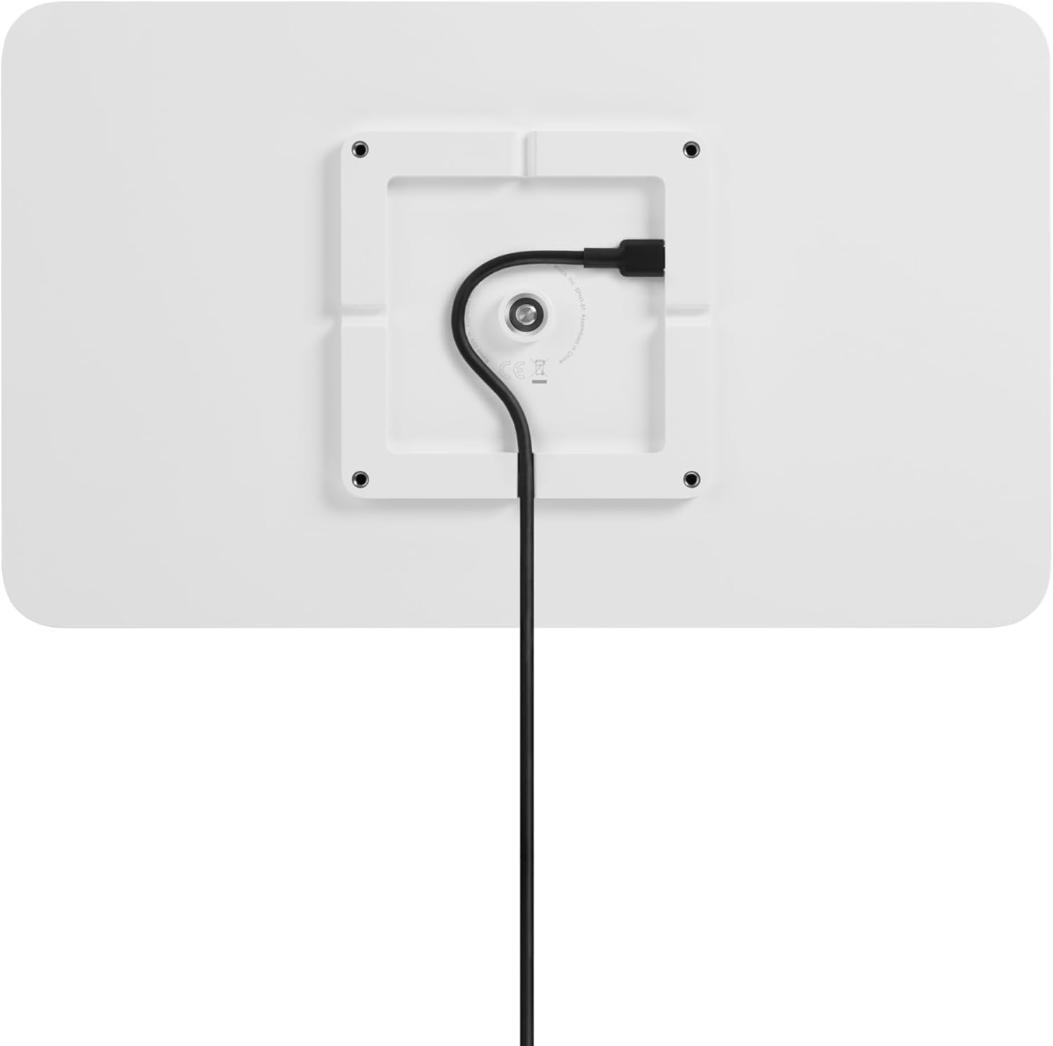 Back view of Square Kiosk with USB-C cable connected