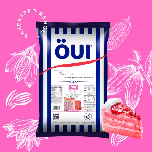 Image of OUI Signature Strawberry Chiffon Mix I Eggless recipe I Instant Cake Mix | 5kg