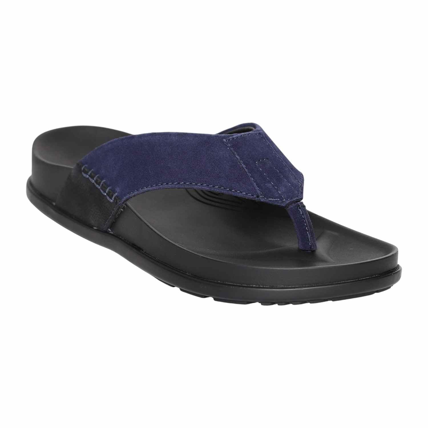 fresco Mens Blue Minimal Strap Sandal-picture-12