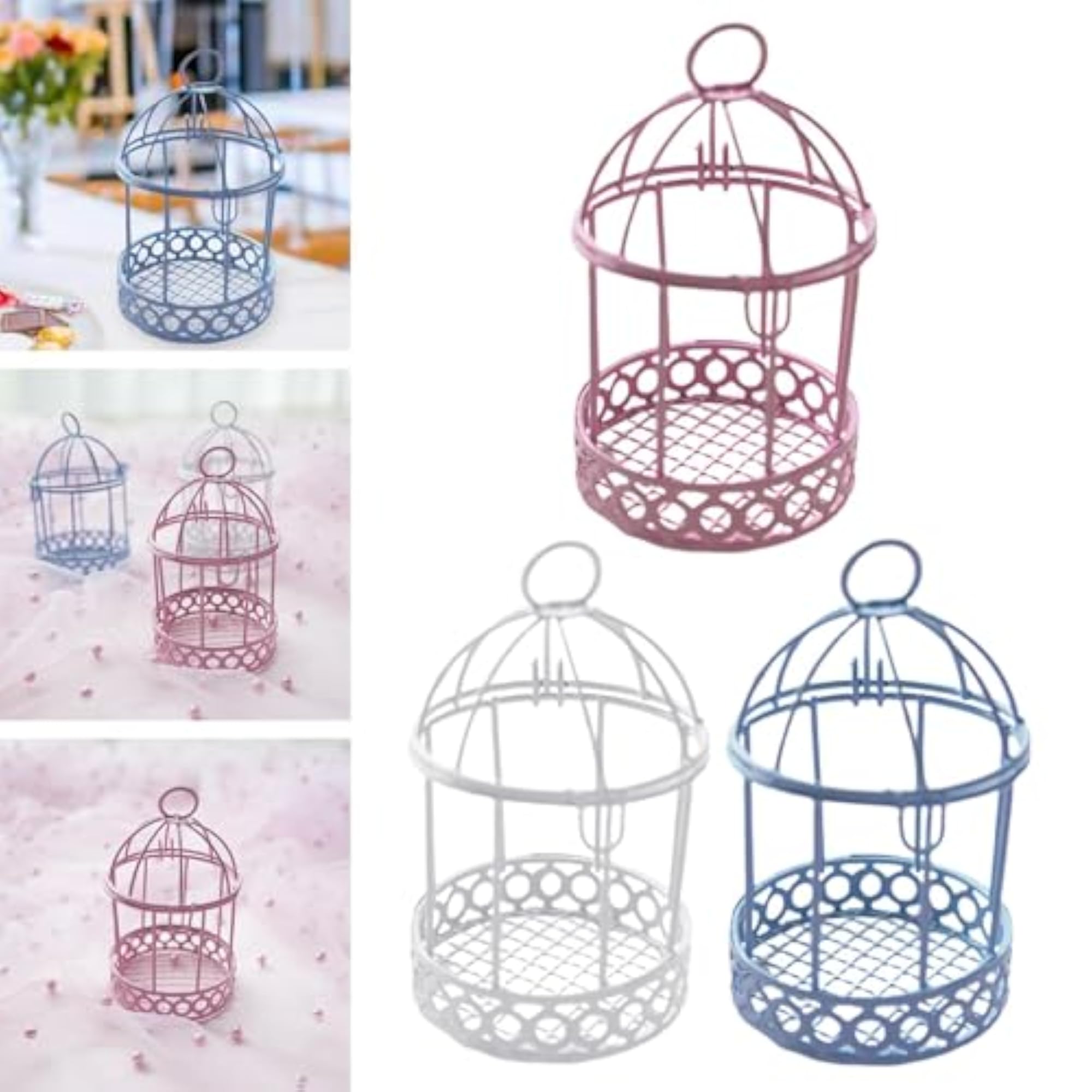 Bird Cage Makeup Organizer Dresser Organizer