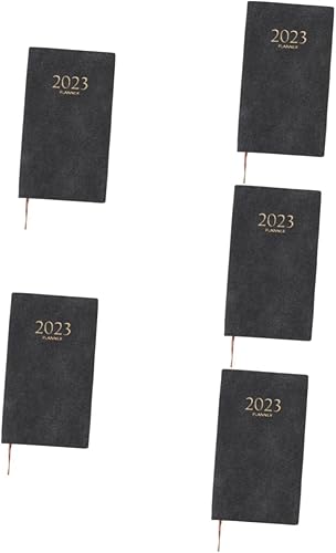 Operitacx 5 blocs de notas de oficina 2023 2023 2023 planificador diario 2022-2023, calendario de escritorio, calendario de oficina, bloc de notas