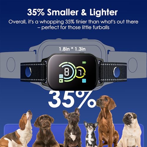 Kuecu Dog Bark Collar For 2 Pack,Humane No Shock Barking Collar,Bark Collar For Small Medium Dogs thumb #3