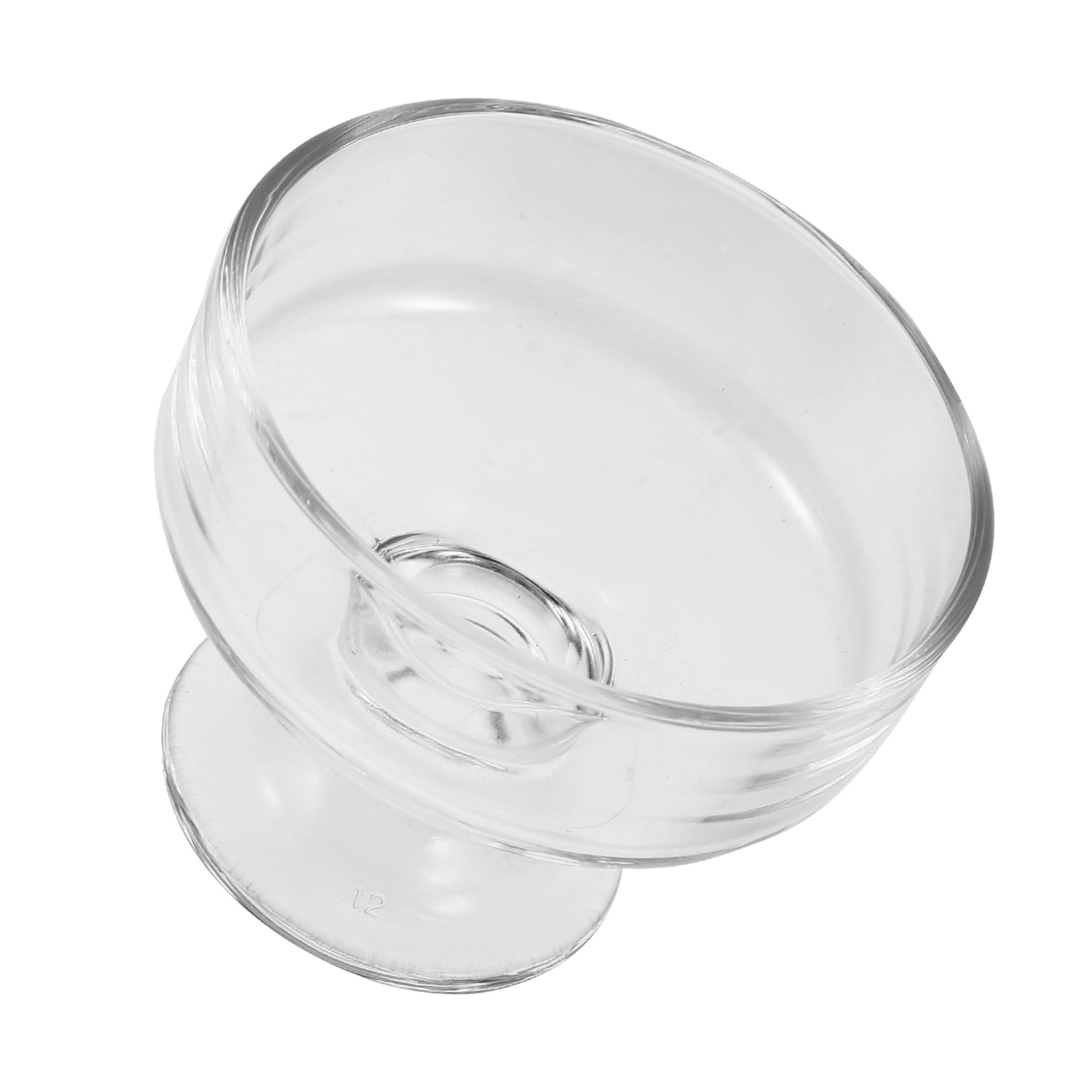 Unomor Ice Cream Goblet Beverage Container Clear Ice Cream Bowls Mousse Cup Ice Cream Container Custard Cups Small Appetizer Cup Parfait Cups Dessert Cups Parfait Bowl Glass Transparent