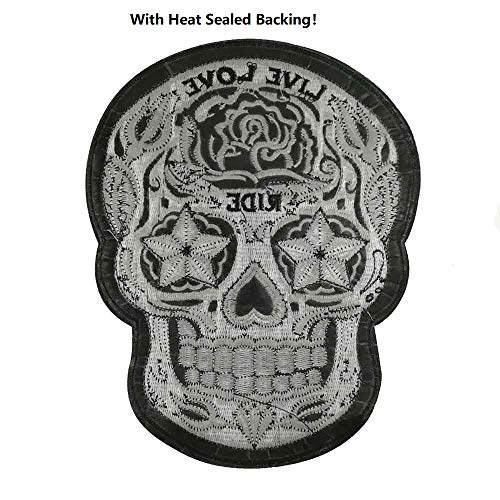 Patch écusson brodé thermocollant avec finitions soignées pour customisation