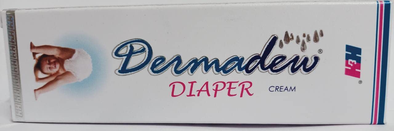 H&H Dermadew Diaper Cream - 50 g (Pack of 3)