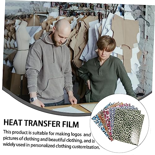 Membrane de lettrage léopard en PU pour customisation de vêtements d'été - 6