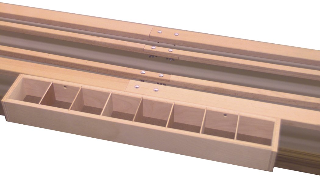 Edmunds Floor Standing Rug Hooking Quilt Frame, 17 By 30 By 45-inch