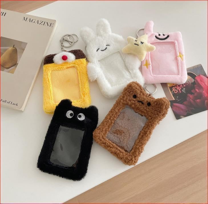 Amazon.co.jp: 猫 黒 ふわふわ トレカホルダー トレカケース