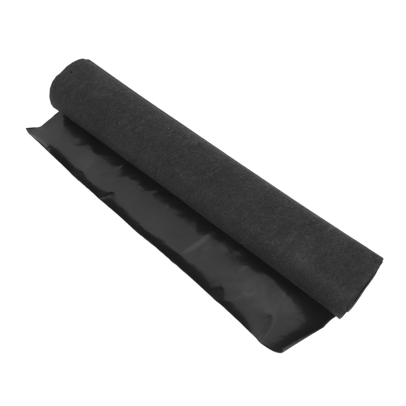 HOMSFOU Tapis de Sol pour Garage en Feutre Noir, Absorbant L’Eau et Anti-Huile, Antidérapant, Protection du Sol pour Garages et Abris