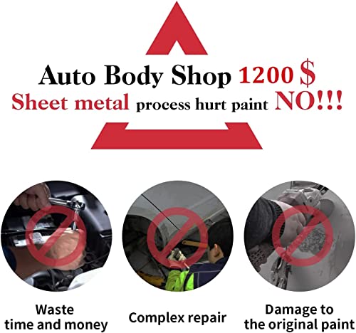 Autopdr Paintless Dent Repair Kits 100Pcs Car Dent Removal Tools Come With 4 Kinds Of Dent Puller And All Glue Tabs Removing Big Dents Small Dents,Dings, Creases And Hail Damage All Without Painting #TOP1