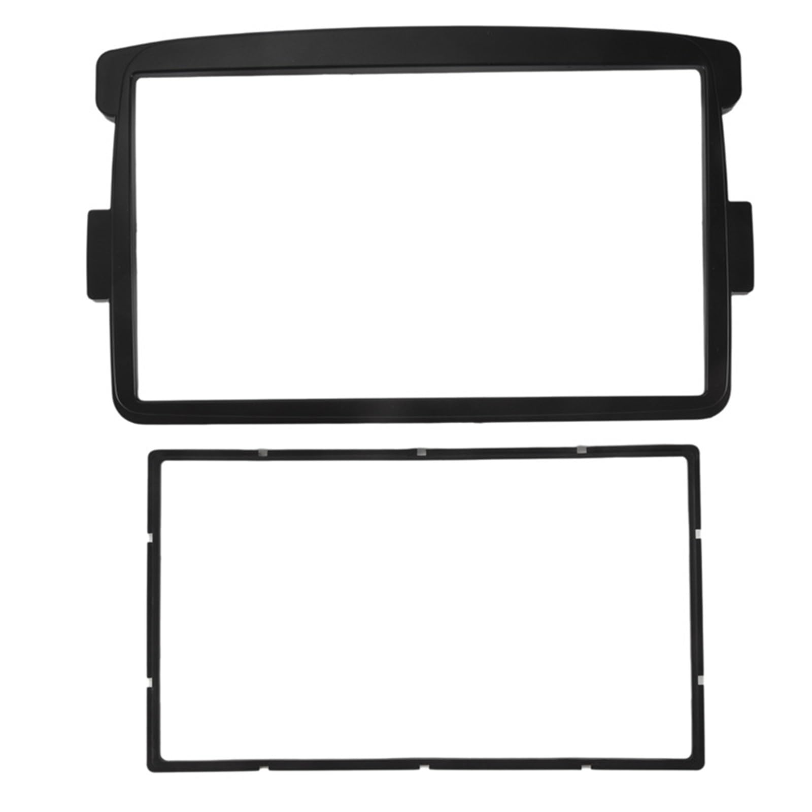 JKELPV Car Radio Frame Kit Fit For RENAULT Duster Logan Dacia Stereo Fascia Panel Dash Mount Installation 2Din Car Fascia Radio adapter