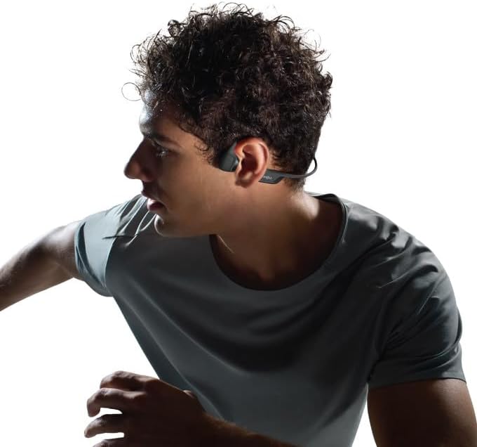 SHOKZ OpenRun Pro 2 Mini - Open-Ear, Bone Conduction Sport Workout Headphones - Black - Image 7