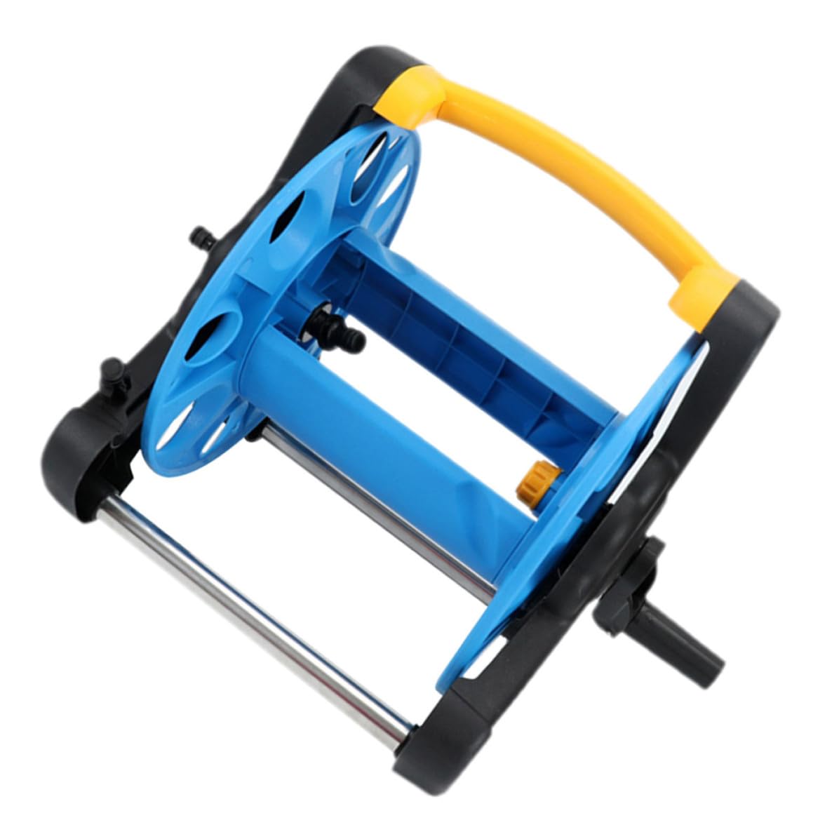 SHINEOFI Carrete de Manguera Independiente Azul para Jardín Material Pp Resistente al Desgaste y Diseño Que Previene Enredos, Adecuado para Patio y Almacenamiento