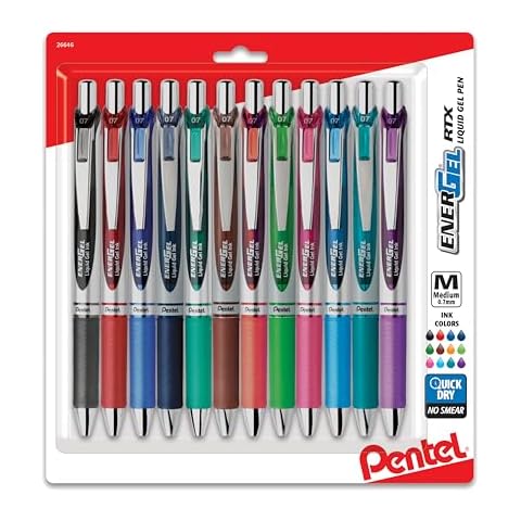 Pentel® EnerGel™ RTX Gel Pens, 12-Pack Cover