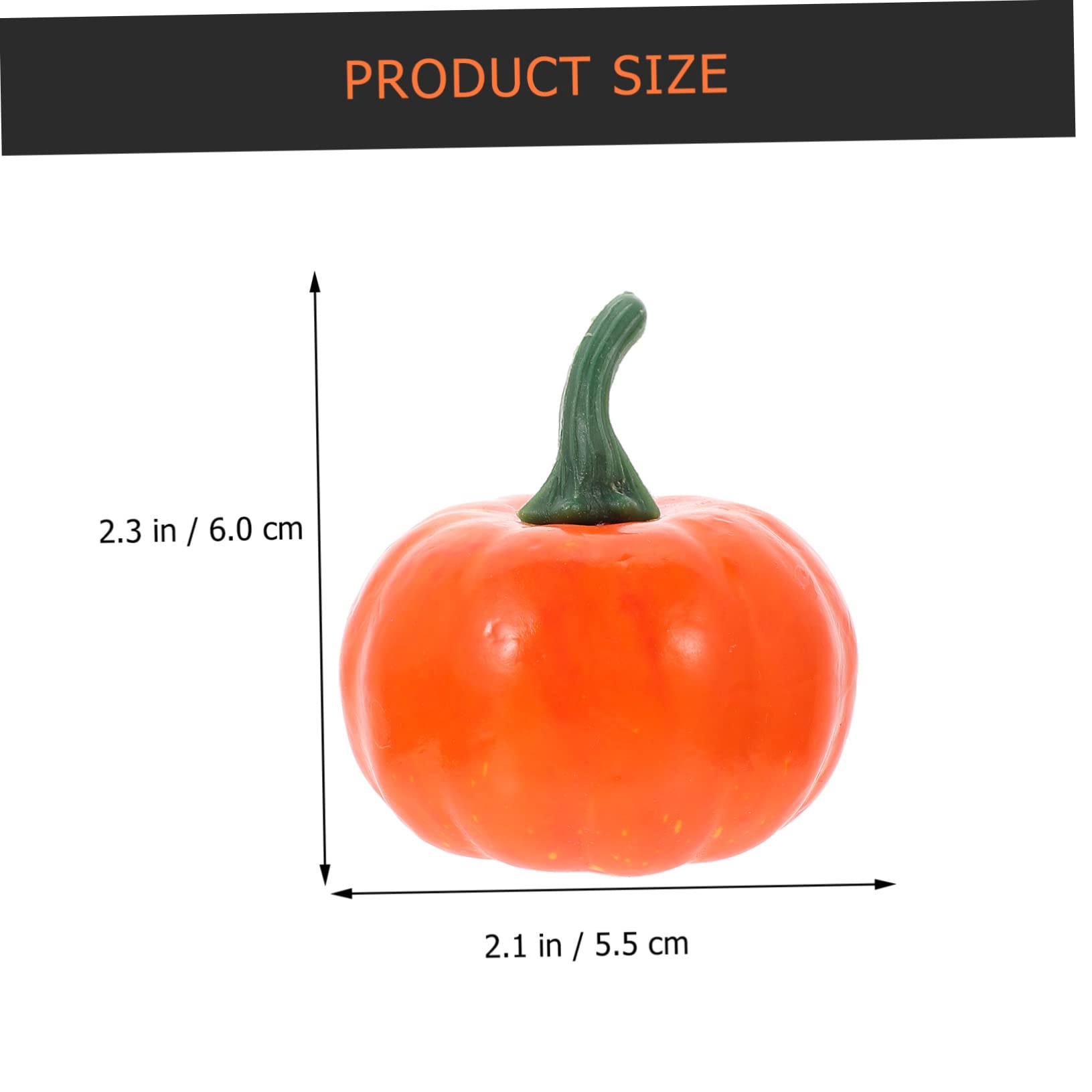 TOPBATHY 48 STK künstlicher Kürbis künstliche Kürbisse Halloween-Schaum- dekore auf dem Tisch Halloween Pumpkin Party-Requisiten -Modelle