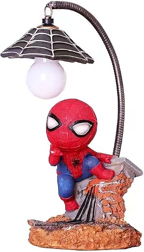 Spider Superhero Lamp, Superhero Night Light for Children Gift Toy Home Decor