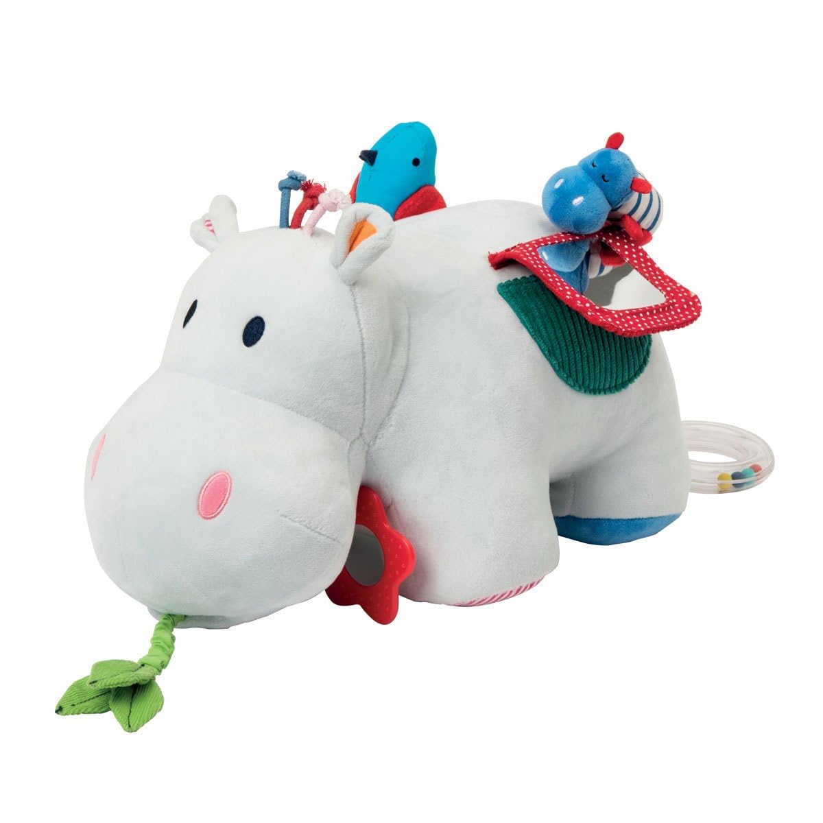 oxybul | Peluche d'activités Axel l'hippo | Naissance - 3 Ans