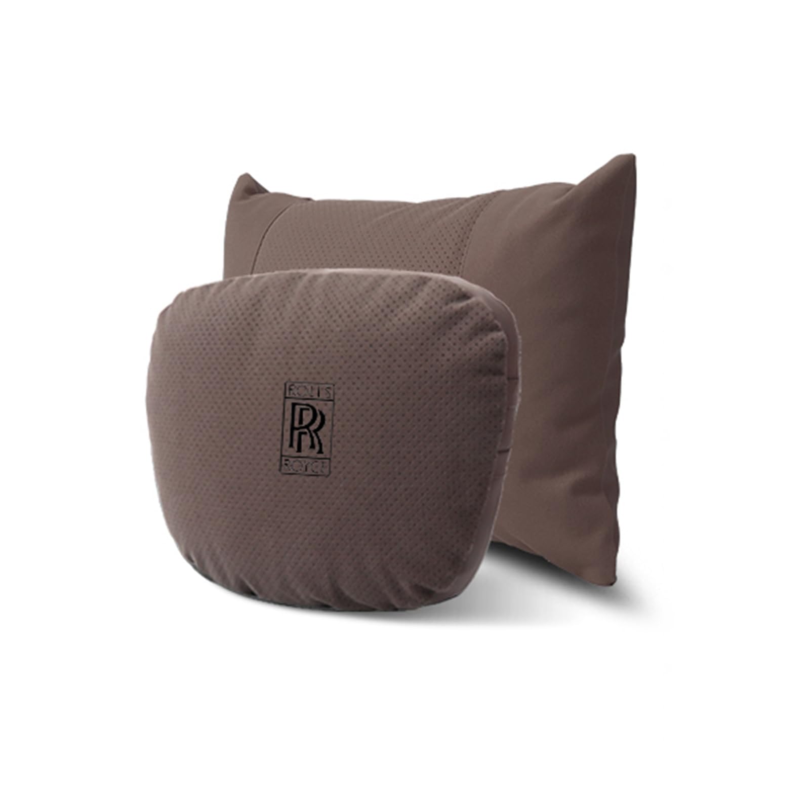 ZZYAYM Car Neck Pillow for Rolls-Royce Cullinan 2015-2025 2026 Car Headrest Pillow Lumbar Support Pillow Car Seat Head Support Seat Accessories,Brown-Set
