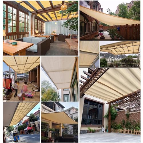 Toldo parasol impermeable para terraza y jardín, disfrute del aire libre sin calor 8