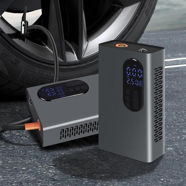 COMPRESSORE D'ARIA PORTATILE DIGITALE POWERBANK