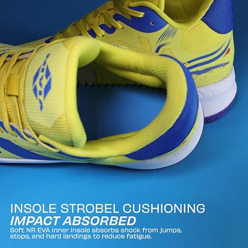 Image of Nivia Prisma Basketball Shoes for Men & Women with Seamless TPU & Mesh Upper, TPU Heel Stability Frame and Grippy Rubber Outsole for Indoor & Outdoor Court Play