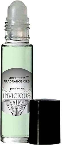 MOBETTER FRAGRANCE OILS Pace Races Invicious Men - Aceite corporal de colonia de 13 oz en botella de vidrio MOBETTER FRAGRANCE OILS Pace Races Invicious Men - Aceite corporal de colonia de 13 oz en botella de vidrio