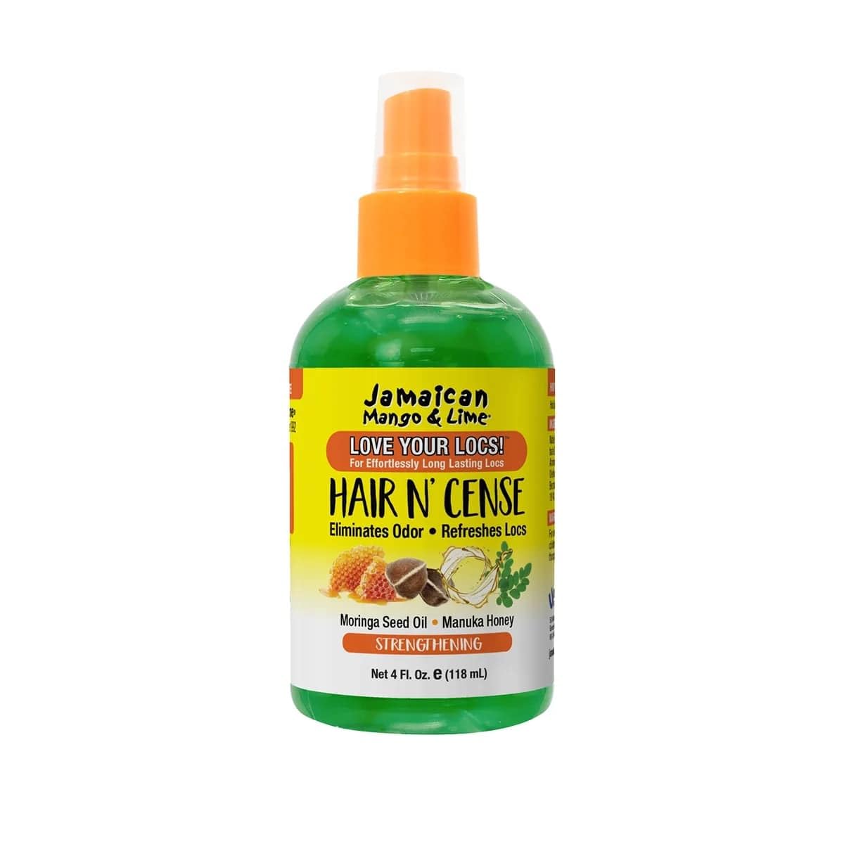 Jamaican Mango & Lime Love Your Locs Hair N'Cense Spray – Lightweight Odor-Eliminating & Scalp Refresh Spray for Locs, Braids, Twists & Natural Hair 4 oz