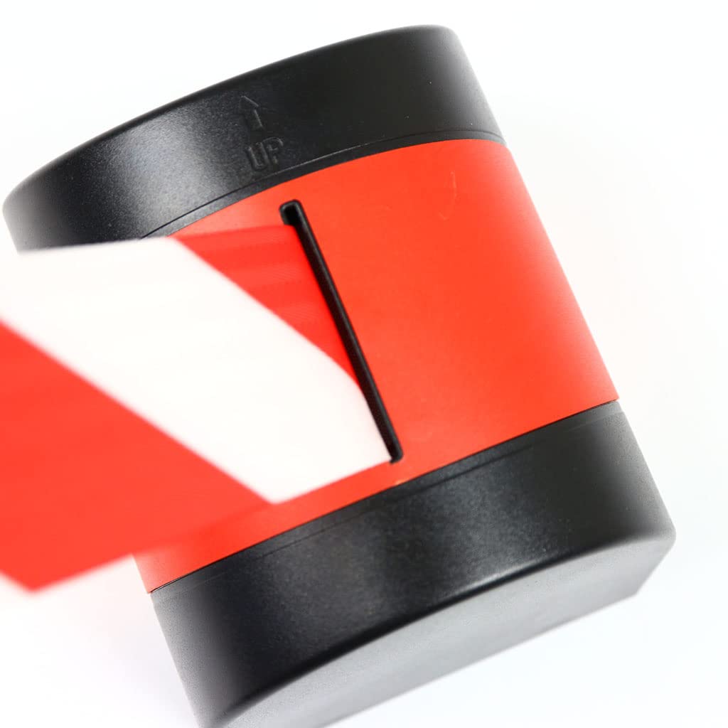 Kassette mit Absperrband zur Wandbefestigung Weiß & Rot x 10 m x - Weiß & Rot - Acrylonitrile Butadiene Styrene (ABS) - In - & Outdoor - Nutzung -