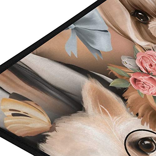 Tapis de cuisine antidérapant lavable en machine imperméable 39x20"
