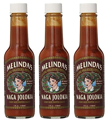 Melinda's Naga Jolokia Hot Sauce, 5 Oz (Pack of 3)
