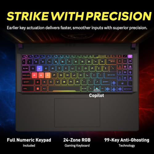 Image of msi Vector 16 HX AI 16 inch FHD+ Gaming Laptop, Intel Core Ultra 7 255HX, RTX 5070Ti 12GB GDDR7, 64GB DDR5, 3TB Storage(2TB SSD+1TB Docking Station Set), WiFi 6E, Backlit Keyboard, Win11 Pro, Gray